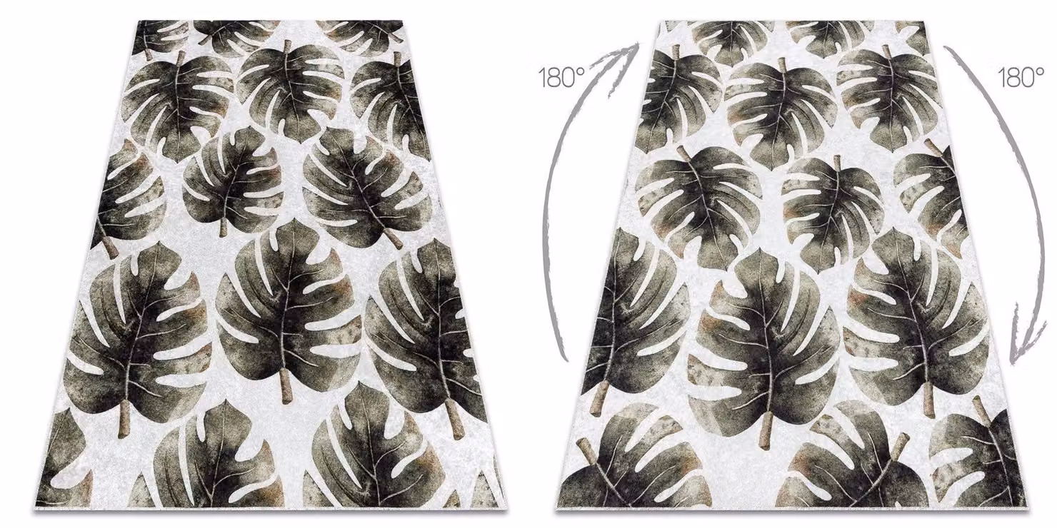 RugsX Miro Floral Modern Green Rug, W/D/H: 120 x 170 cm – 2