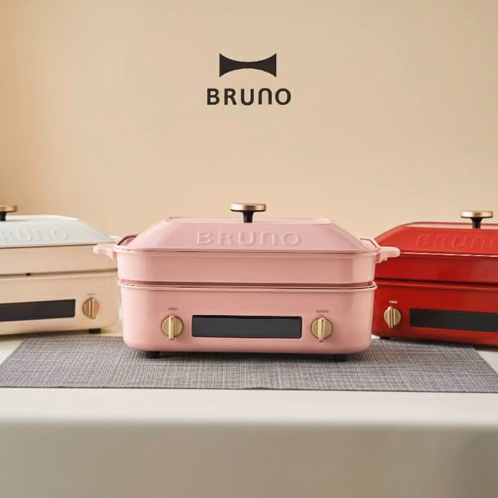 BRUNO Digital Hot Plate with Smooth Plate and Adjustable Thermostat in Pink – 2