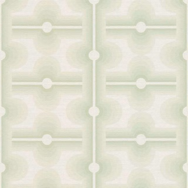 A.S. Création Retro Diamond Geometric Textured Vinyl Wallpaper in Green