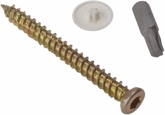 Forgefix Concrete Frame Screw Torx Compatible High-Low Thread Zyp Grey 7.5 x 72 mm Box of 100