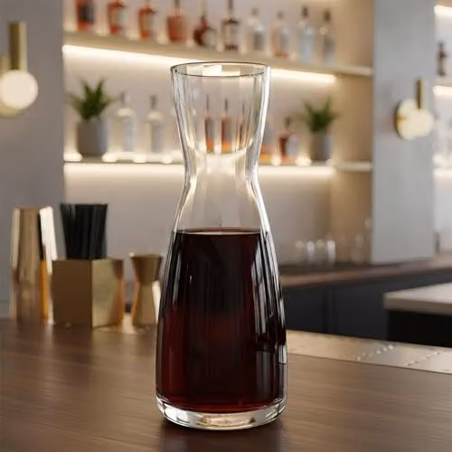 Argon Tableware Hoxton Optic Crystal Carafes, Pack of 6, 1.1 l, Transparent – 2