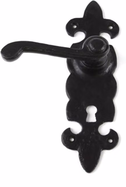 Unifix Black Iron Ornate Furniture Lock