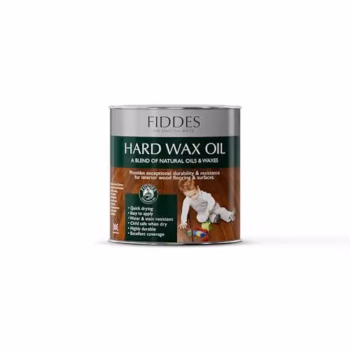 Fiddes Satin Finish Hard Wax Oil, Ultra Raw, 250 ml