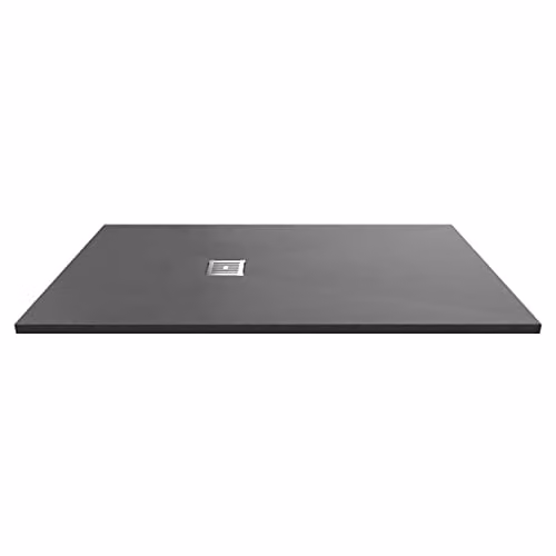 nuie NLT71054 Modern Slimline Rectangular Shower Tray, Slate Grey, W: 900 mm x L: 1600 mm – 1