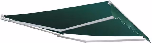 Primrose Semi Cassette Awning in Green, W: 400 cm, D: 350 cm