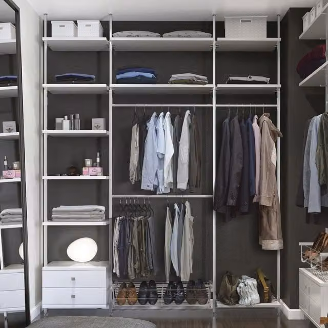 Spacepro Aura Storage Kit 10 in Silver and Grey