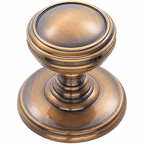 Loops Brushed Bronze Ringed Tiered Cupboard Door Knob – 1