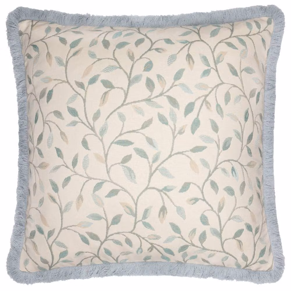 Voyage Maison Cervino Blue Floral Jacquard Feather Filled Cushion, W/D/H: 50 x 50 x 50 cm – 2