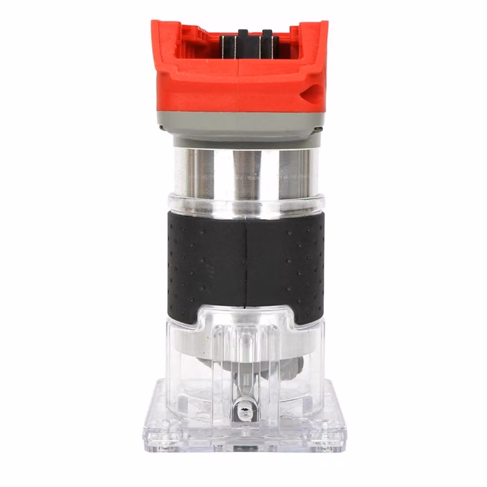 Nordara Brushless Electric Hand Trimmer Router for 18V Rechargeable Battery, Red – 3