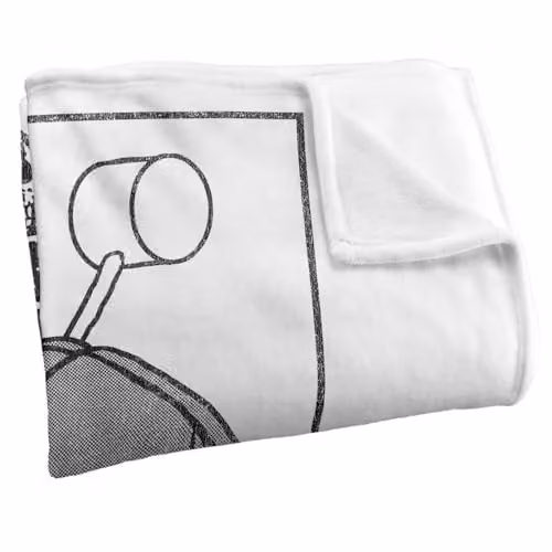 LOGOVISION Beetlejuice Bioexorcist Ad Super Soft Silky Touch Fleece Throw Blanket, Multicolour, W: 152.0 cm, D: 127.0 cm – 2
