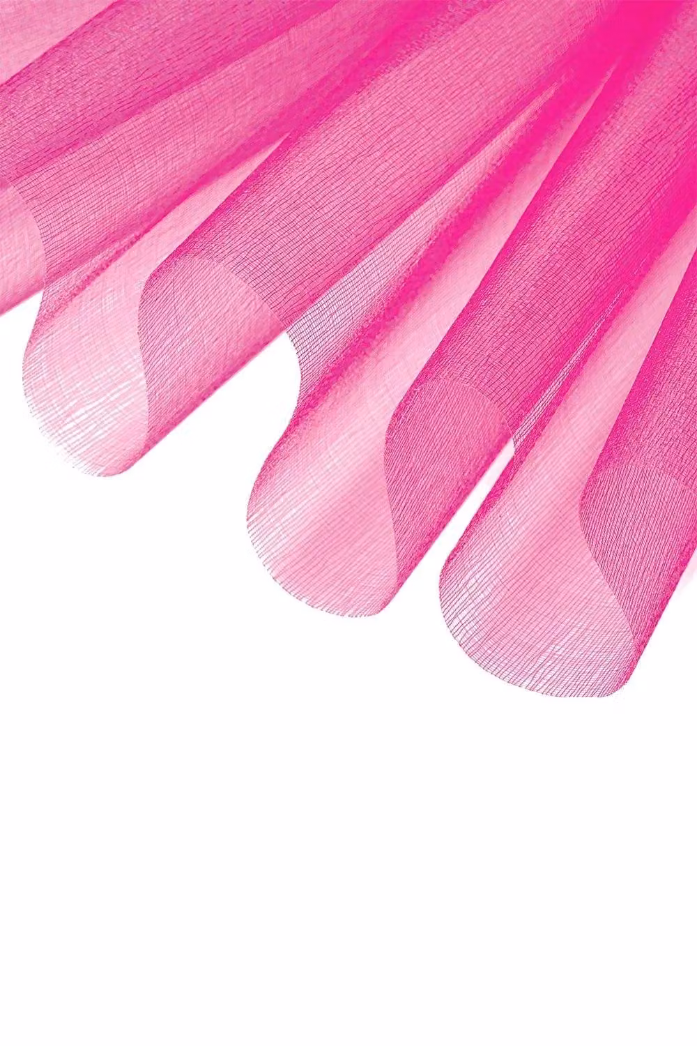 Neel Blue Dark Pink Organza Roll Snow Sheer Glitter Fabric for Chair Bow Sashes, W/H: 29 cm x 25 m – 2