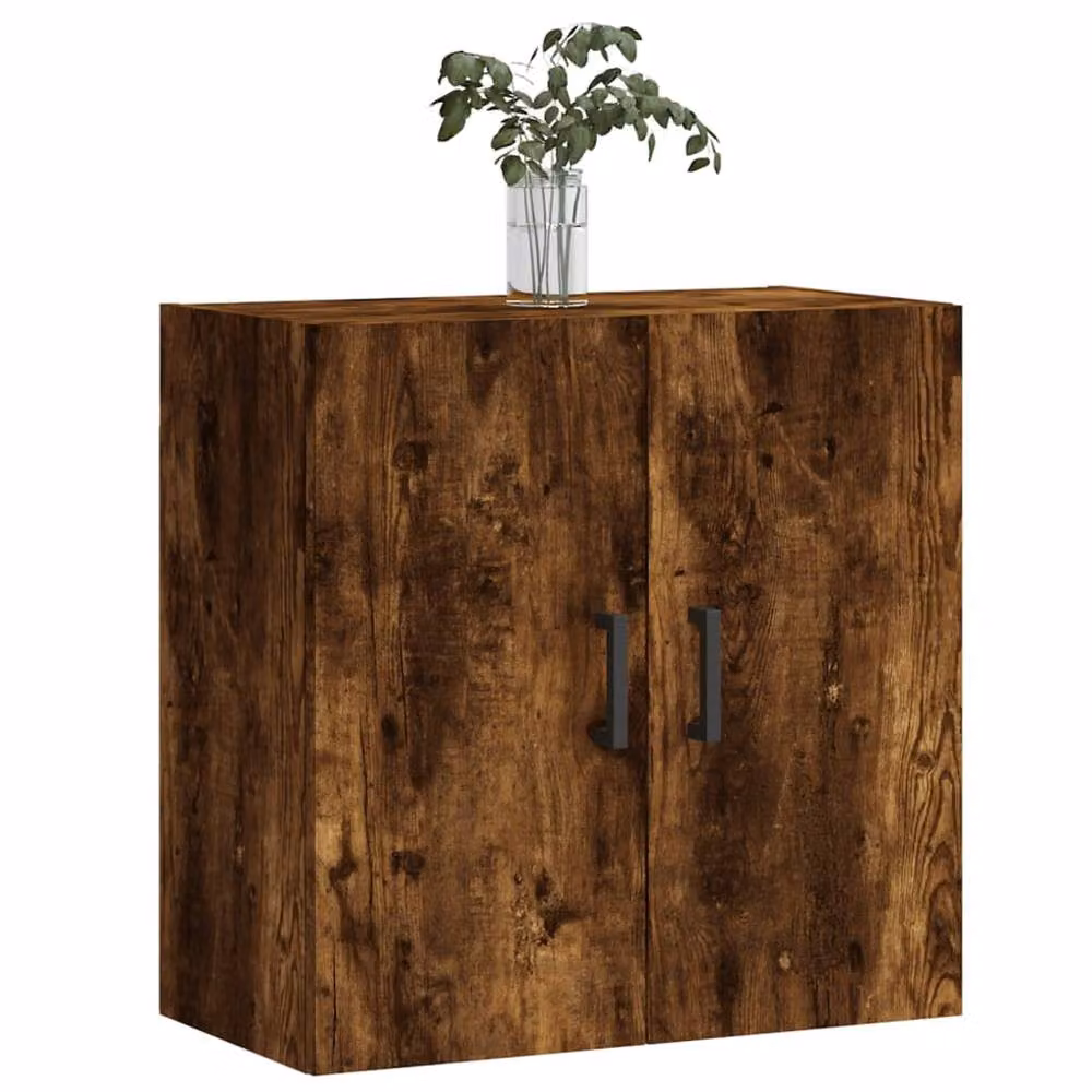 Berkfield Home Smoked Oak Wall Cabinet in Brown, W: 60 cm, D: 31 cm, H: 60 cm – 3