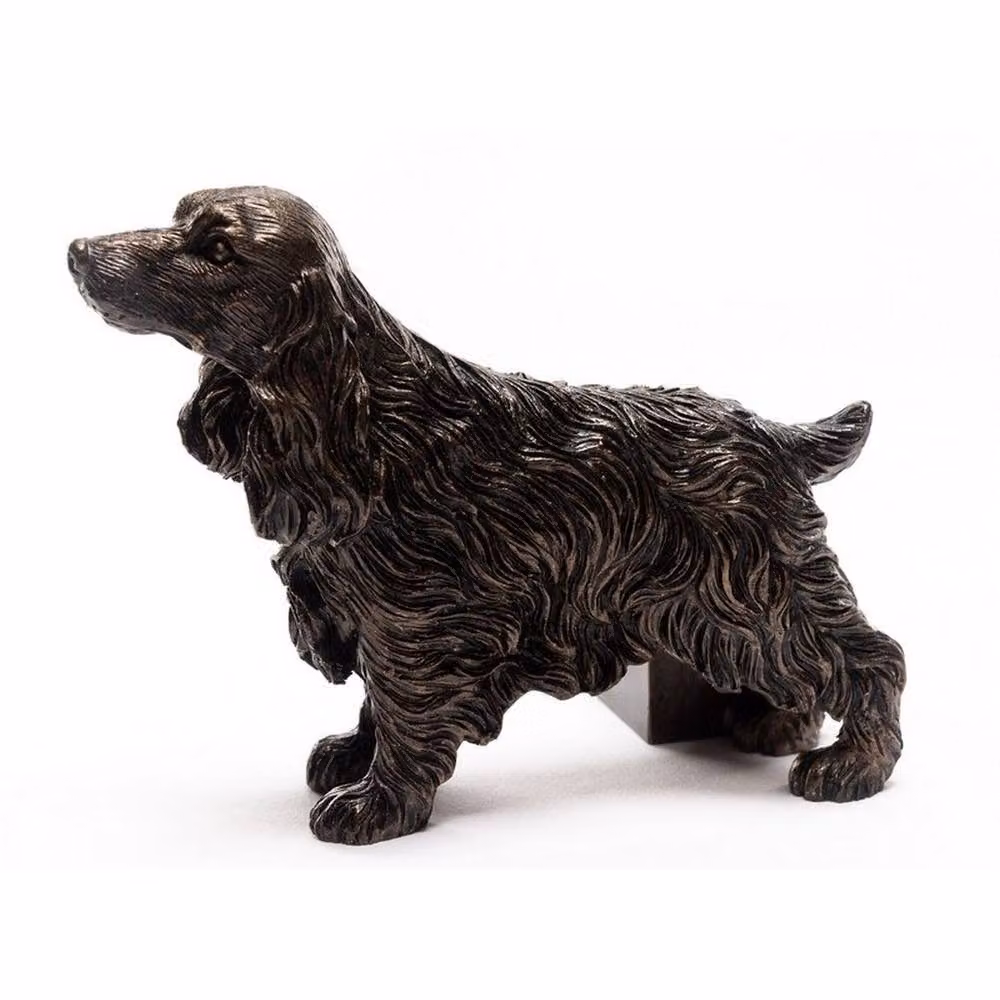 Jardinopia Cocker Spaniel Plant Pot Feet, Set of 3, Bronze, L6 x W11 x H8.5 cm – 2