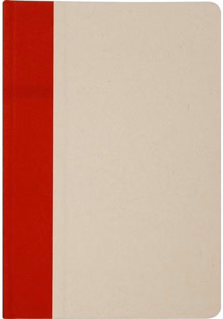 Liliana A5 Lined Notebook with Hardcover Sugarcane Plastic Cover in Brown and Multicolour