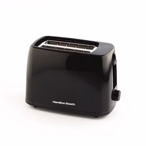 Hamilton Beach 2 Slice Plastic Toaster, Black, 650W with Integrated Cable Storage – 1