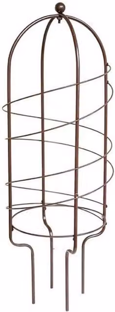 Lemon Pavilion Bronze Mild Steel Ornamental Garden Obelisk Plant Support, W26 x D26 x H26 cm – 1