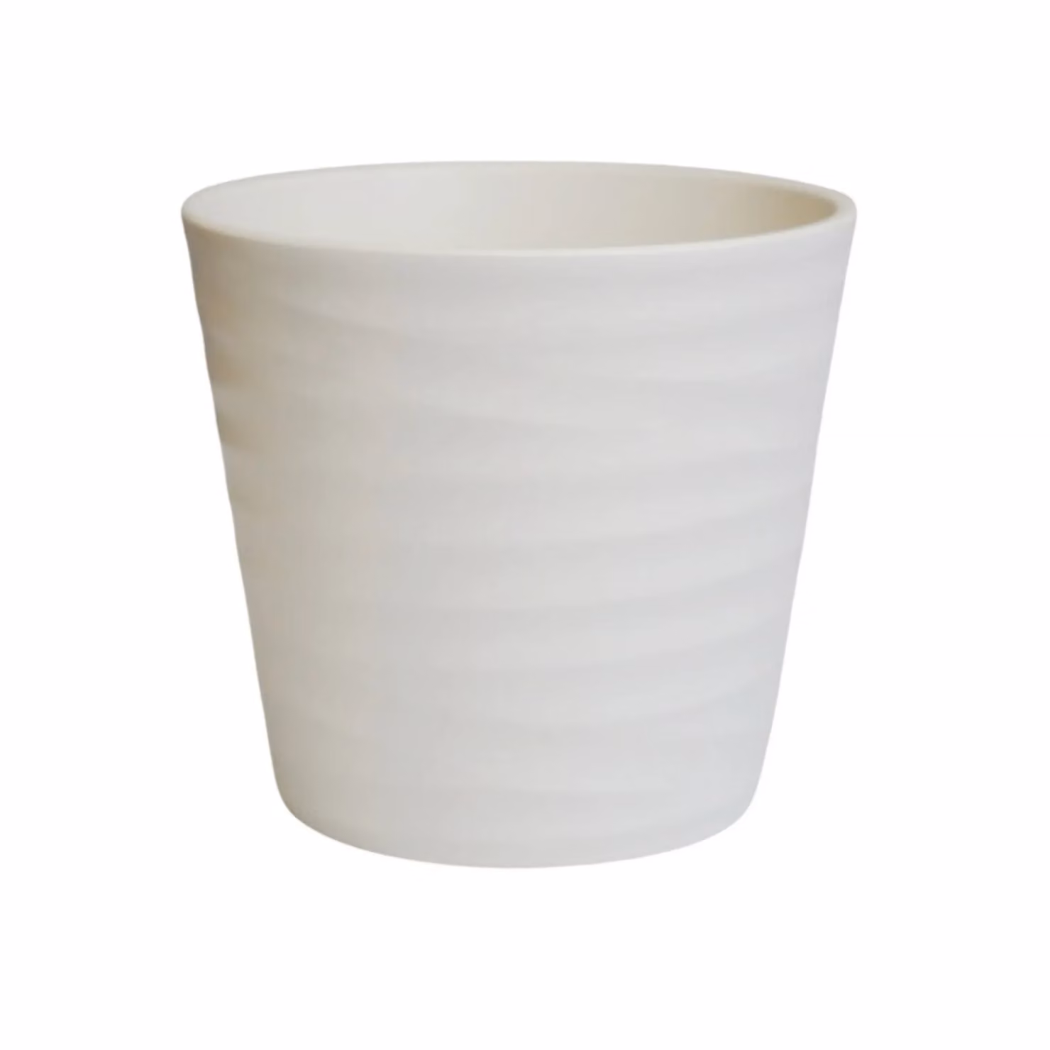 Ivyline Oslo Ceramic Taper Planter in Cream, H: 27 cm, D: 32 cm – 2