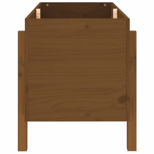 vidaXL Wooden Raised Bed in Honey Brown, W: 101 cm, D: 50 cm, H: 57 cm – 5