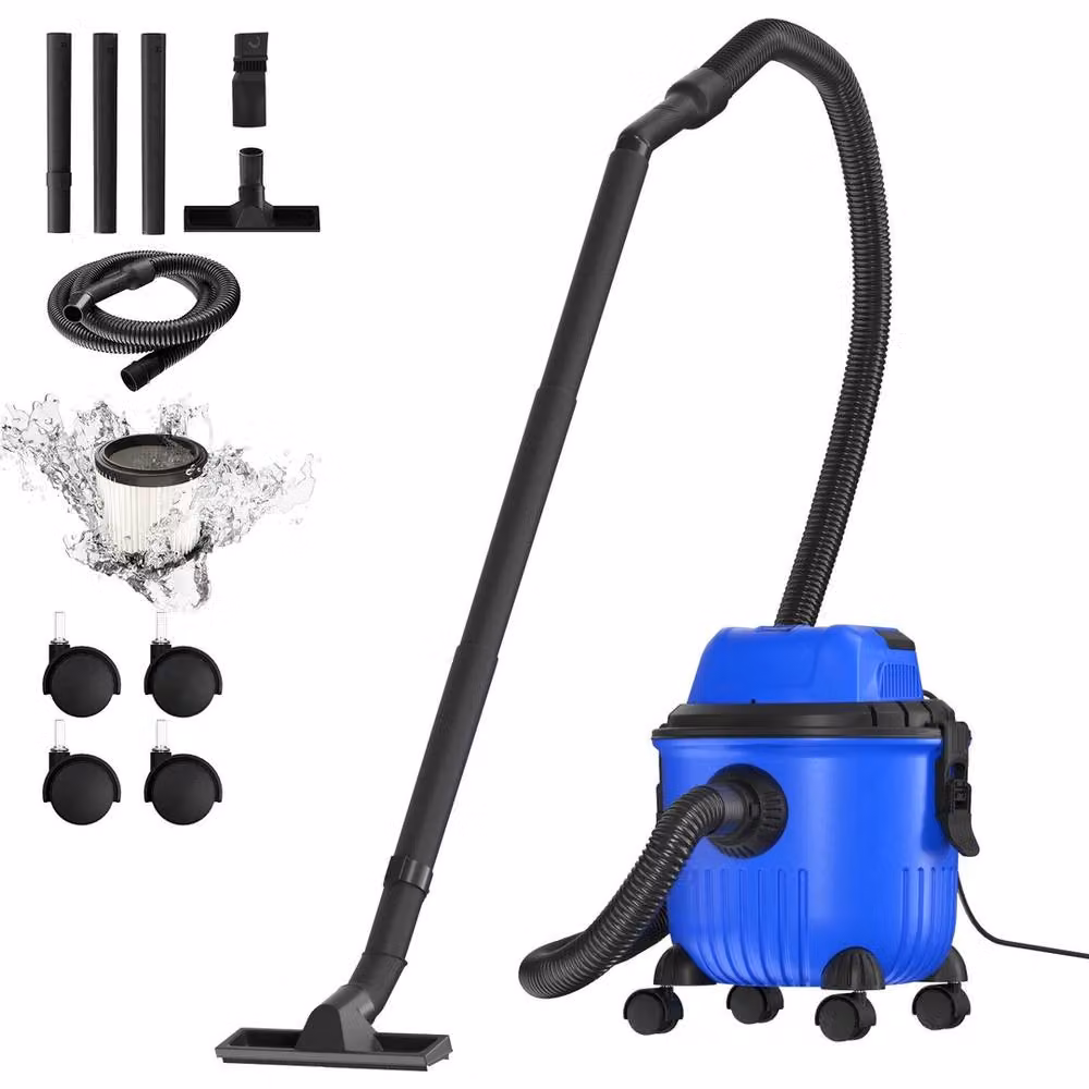NESTLUNE 4800W 20L Wet Dry Corded Vacuum Cleaner with 6-Piece Accessory Kit, Blue, W/D/H: 100 x 100 x 40 cm – 2