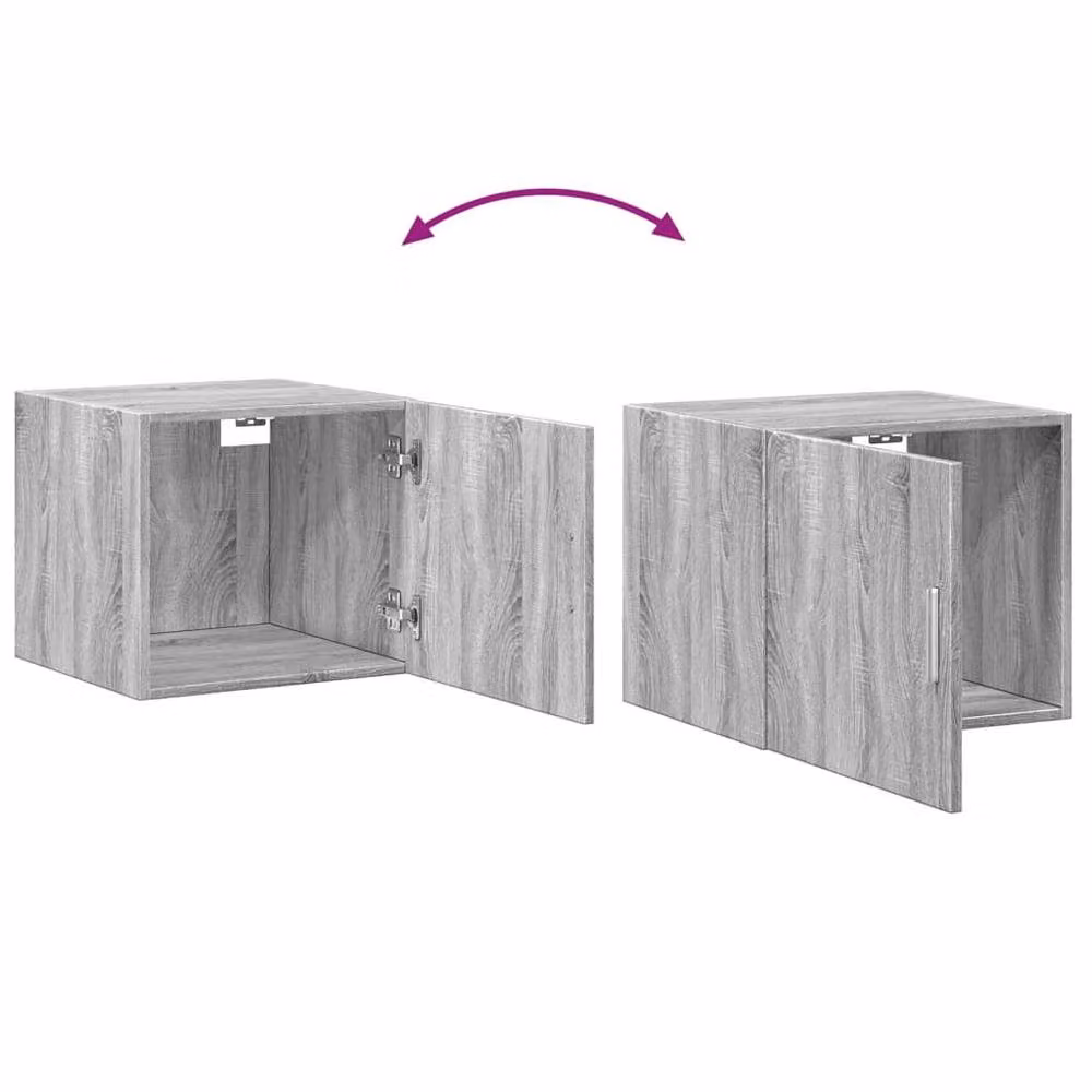 Berkfield Home Grey Sonoma Wall Cabinet W/D/H: 45 x 42.5 x 40 cm – 2