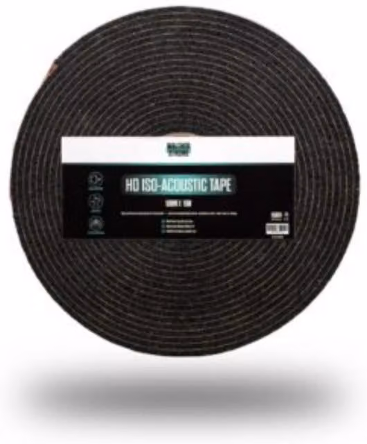 Walther Strong HD Iso-Acoustic Tape in White, 50mm x 10m