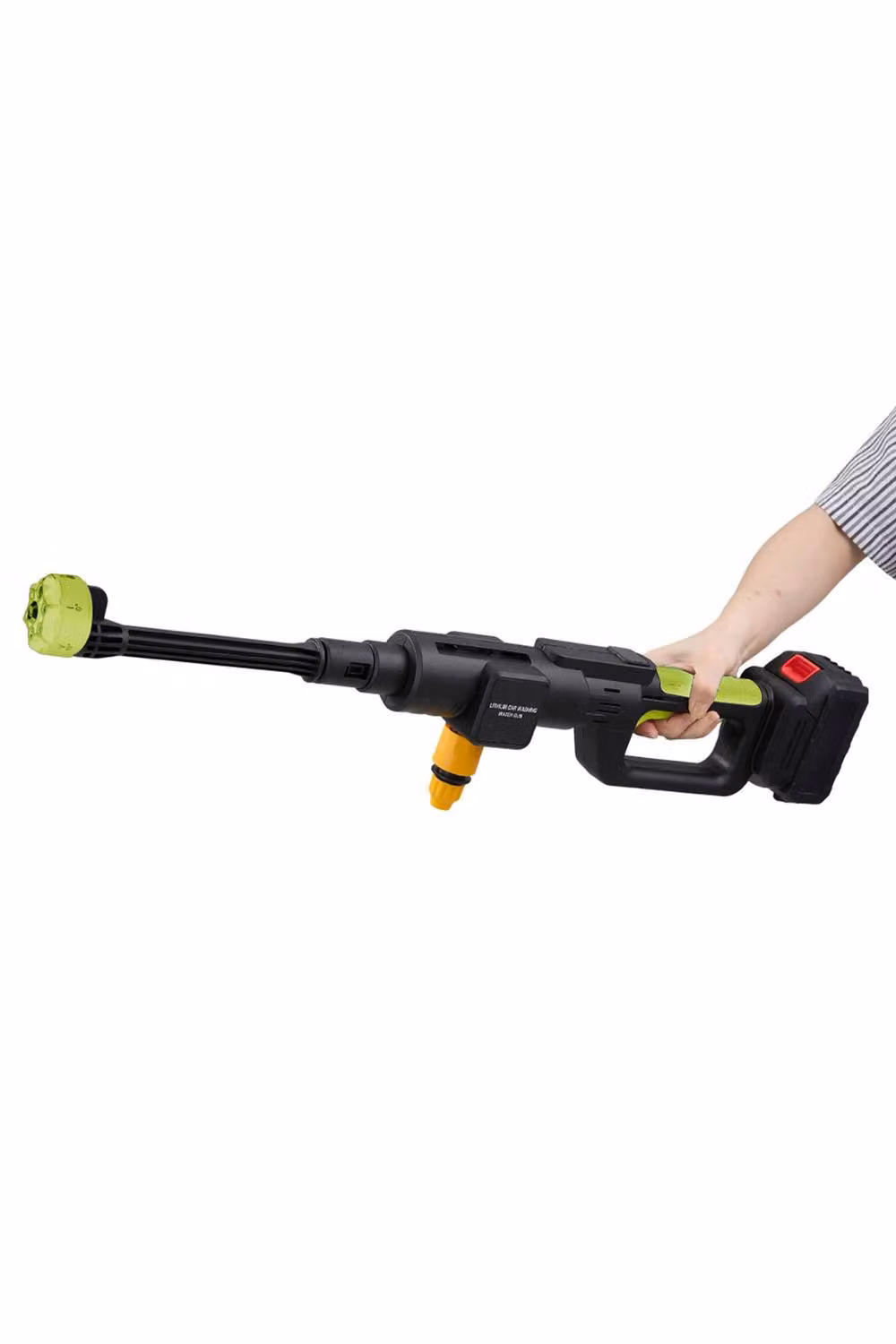 Living and Home 21V Cordless Handheld Pressure Washer Cleaner with 2 Batteries in Black – 4