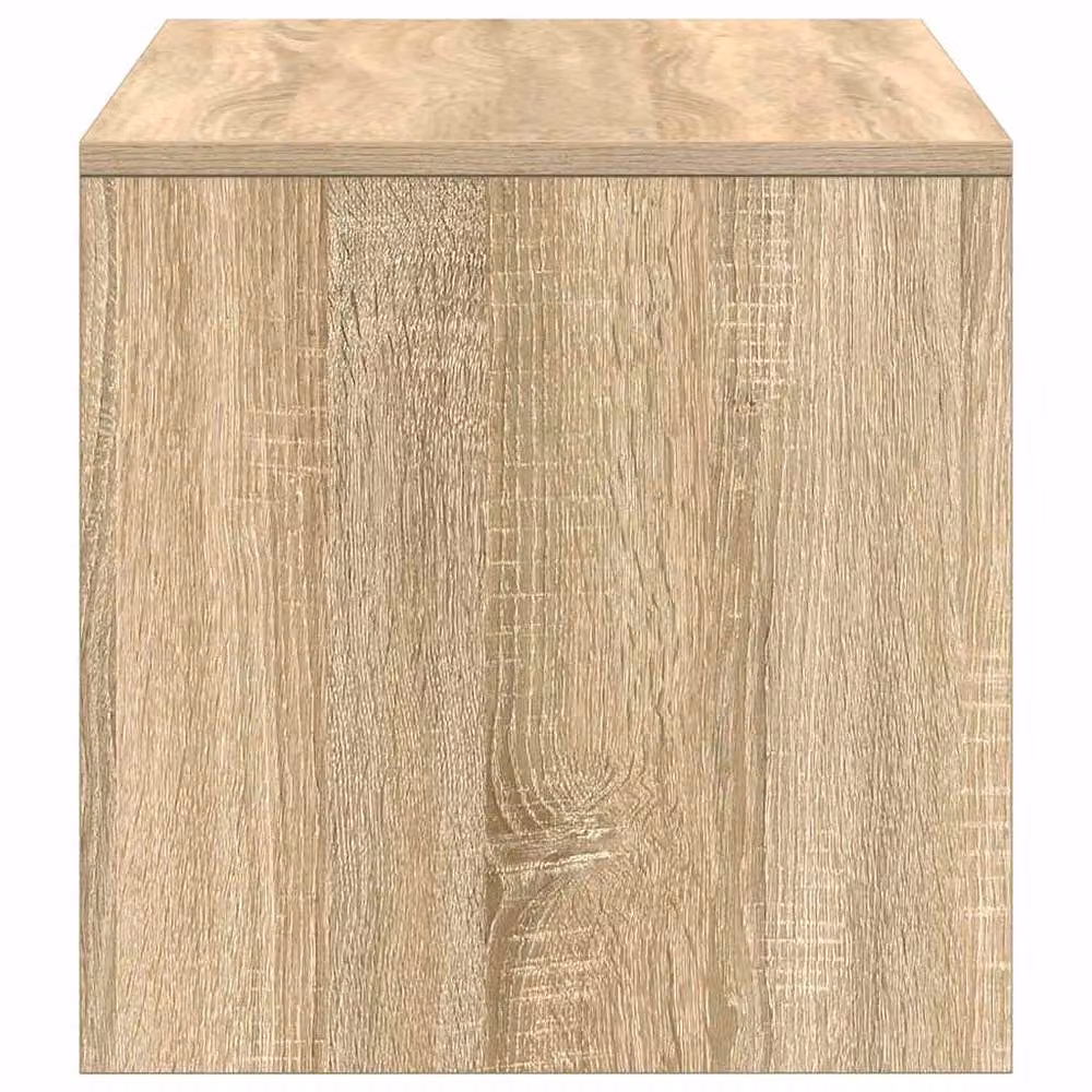 Berkfield Home TV Cabinet in Sonoma Oak and Beige, W/D/H: 100 x 40 x 40 cm – 3