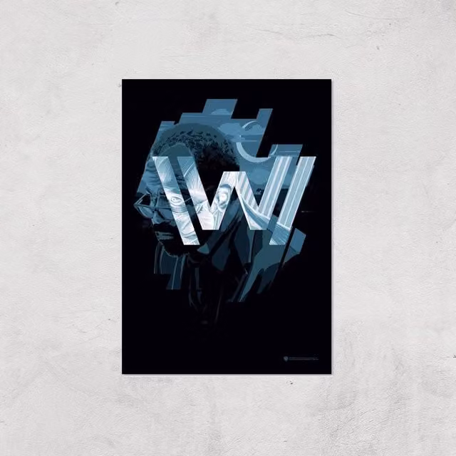 Westworld The Anagram A2 Giclee Art Print, Multicolour Typography Graphic Poster