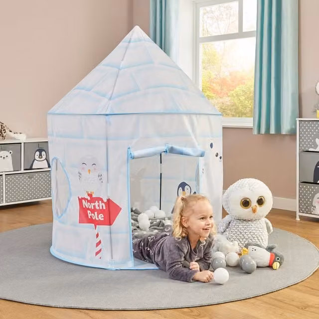 Liberty House Toys Kids Play Tent in White and Blue