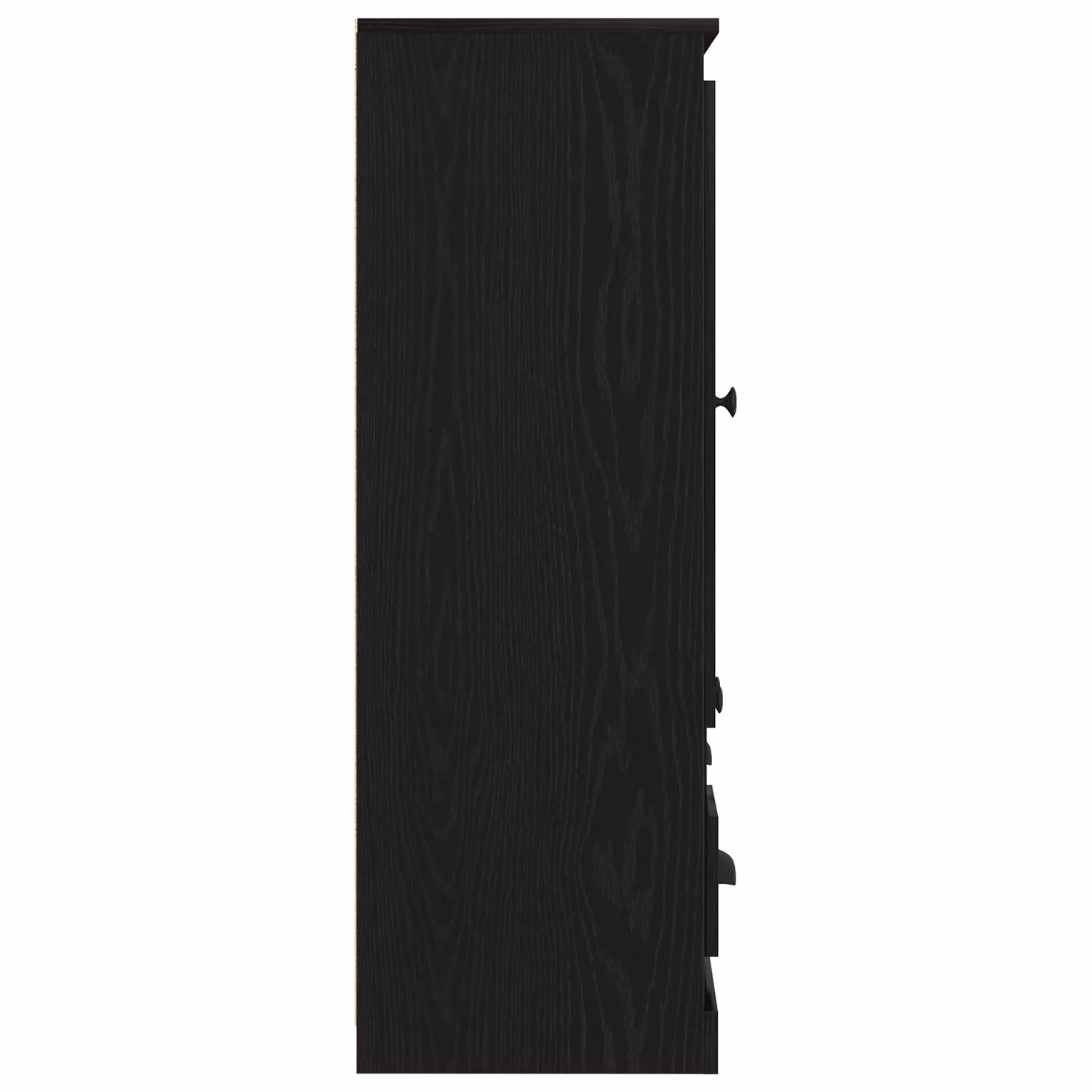 Berkfield Home Black Oak Highboard W/D/H: 132.5 x 35.5 x 103.5 cm – 4