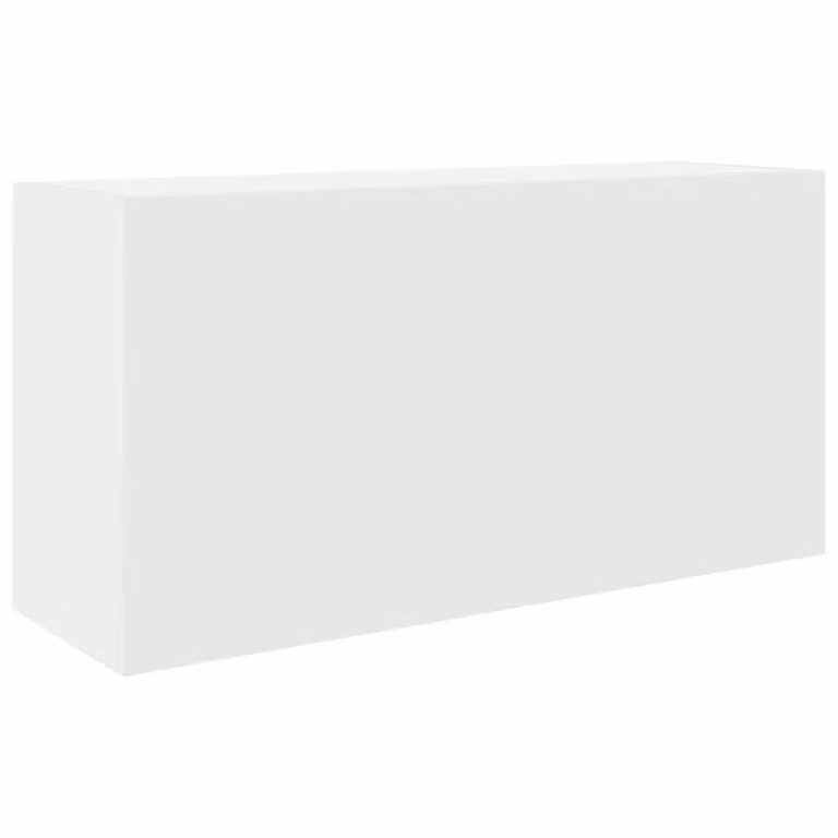 Berkfield Home White Wall Mounted Bathroom Cabinet W/D/H: 80 x 25 x 40 cm