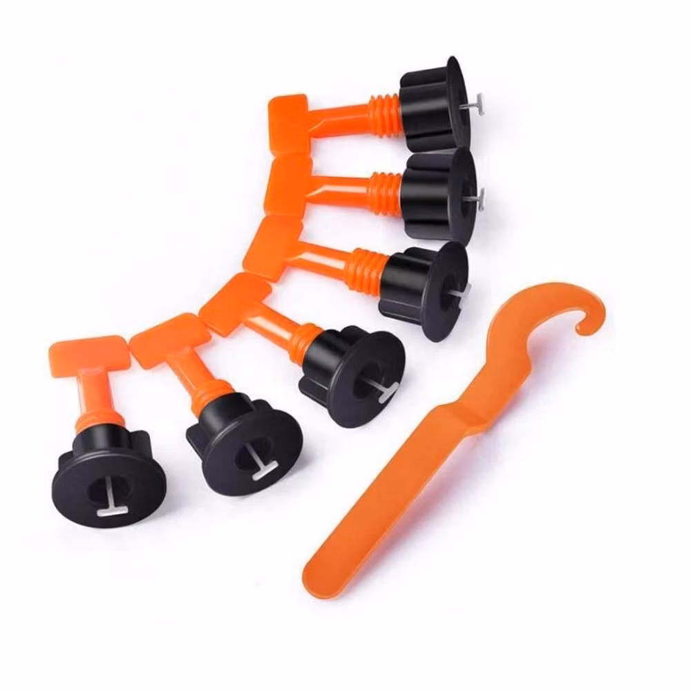 SPETLEK Locator Spacers for Ceramic Flooring Tiles, 50 Clips and 1 Wrench, Black – 3