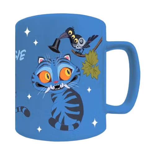 Pyramid International K-POP Demon Hunters Derpy Fuzzy Mug in Blue – 1