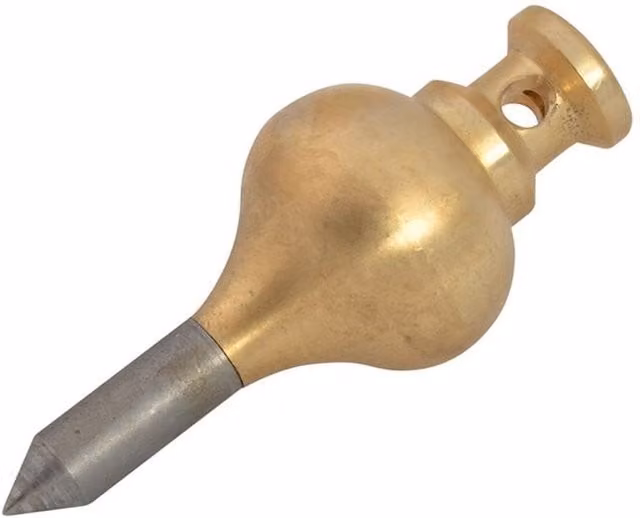 Monument Brass Plumb Bobs in Gold and Multicolour