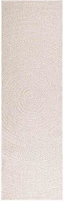 Berkfield Home ZIZUR Jute Look Indoor and Outdoor Rug, Beige, W: 80 cm, L: 250 cm