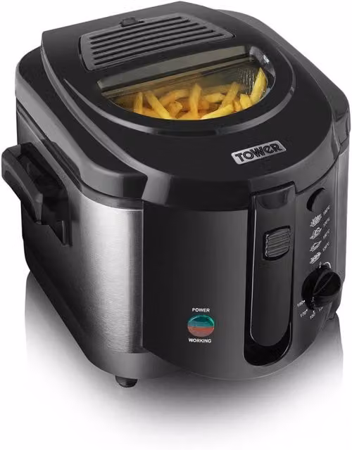 Tower T17001 Deep Fat Fryer with Adjustable Thermostat, 2L, 1500W, Black – 7