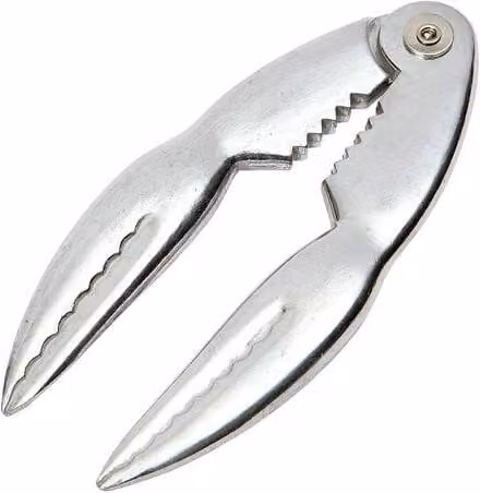 Dexam Silver Cast Aluminium Lobster and Nutcracker Tool with Ergonomic Grip