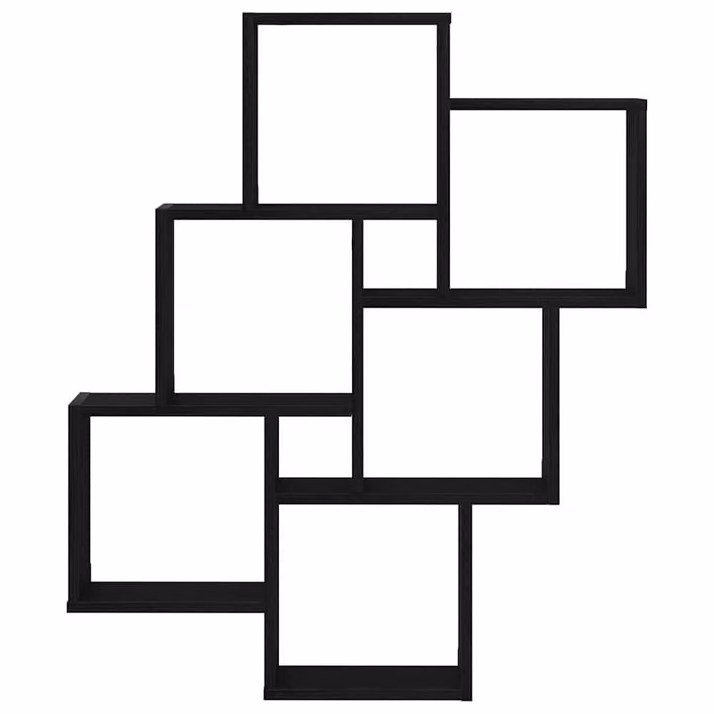 Berkfield Home Black Oak Wall Cabinet, W/D/H: 78 x 15 x 92 cm – 5