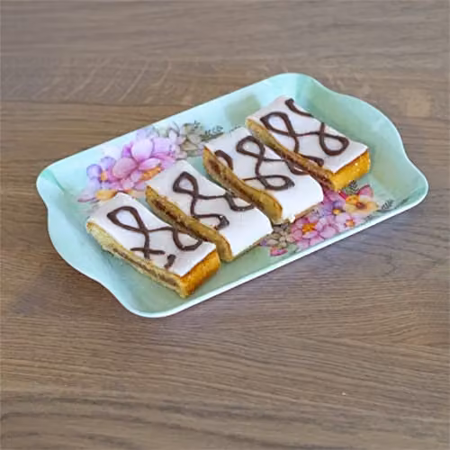 St Helens Home & Garden Melamine Unicorn Serving Tray in Turquoise, W: 21 cm, D: 14 cm, H: 2 cm – 2