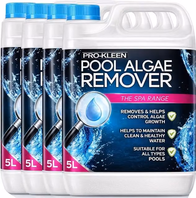 ProKleen Pool Algae Remover and Preventer, 4 x 5 l