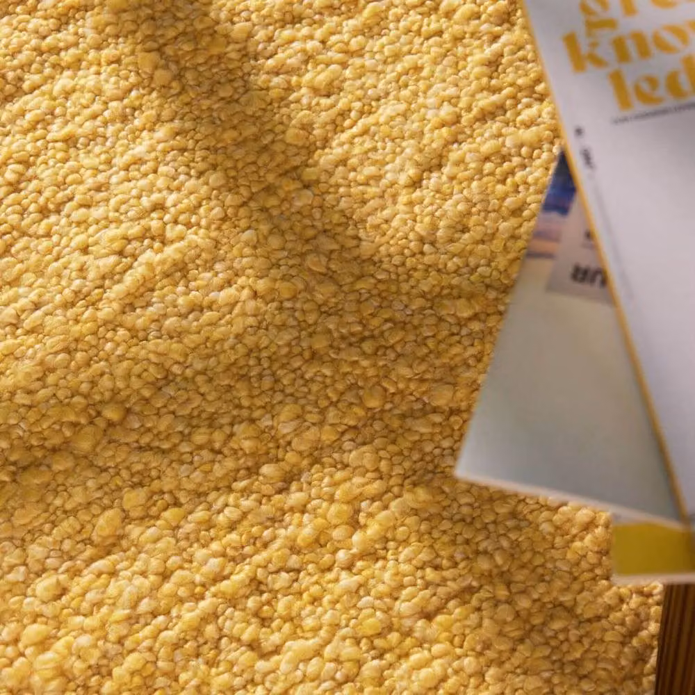Ted Baker Portobello Handwoven Plain Living Room Rug in Yellow, W: 200 cm, D: 290 cm – 2