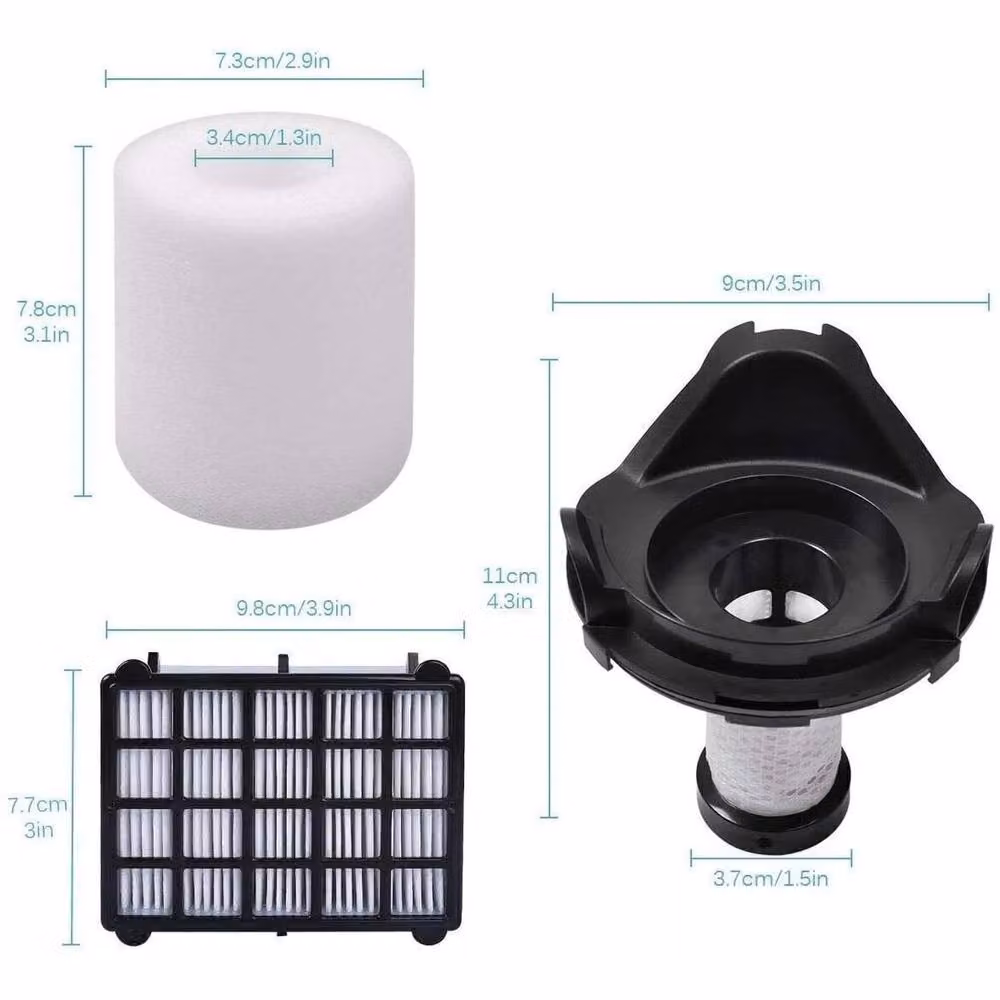 SPETLEK White Motor Filters for HV390UKT Vacuum Cleaner – 2