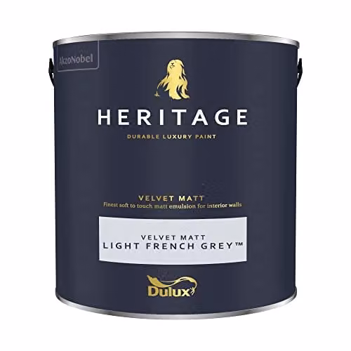 Dulux Grey Matt Water Based Emulsion 2.5 l