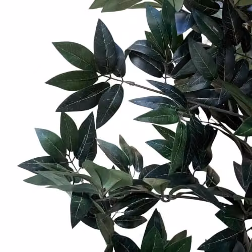 LeafUK 180 cm Fire Retardant Lychee Ball Artificial Tree in Green – 2