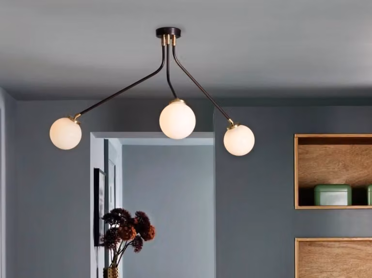 CTO Lighting Array Mini Adjustable Pendant Ceiling Light in Brass, Bronze, Black or White