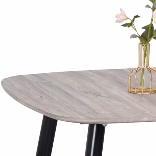 Core Products Aspen Square Grey Oak Dining Table, W/D/H: 80 x 80 x 75 cm – 3