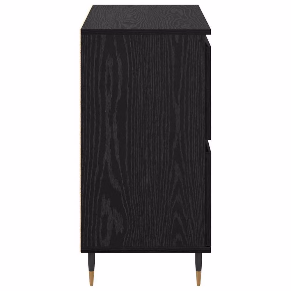 Berkfield Home Modern Black Sideboard with Storage Door, W/D/H: 60 x 35 x 70 cm – 3