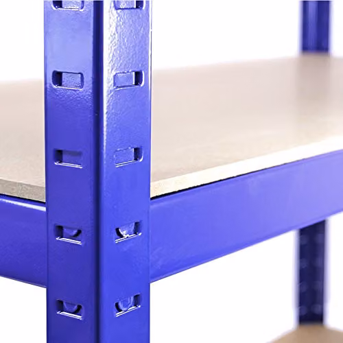 Monster Racking Steel Shelving Units, Blue, W: 90 cm, D: 45 cm, H: 180 cm – 10