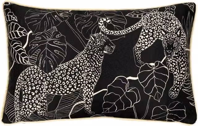 Make it a Home Aurora Cushion in Blush and Black, 50 cm