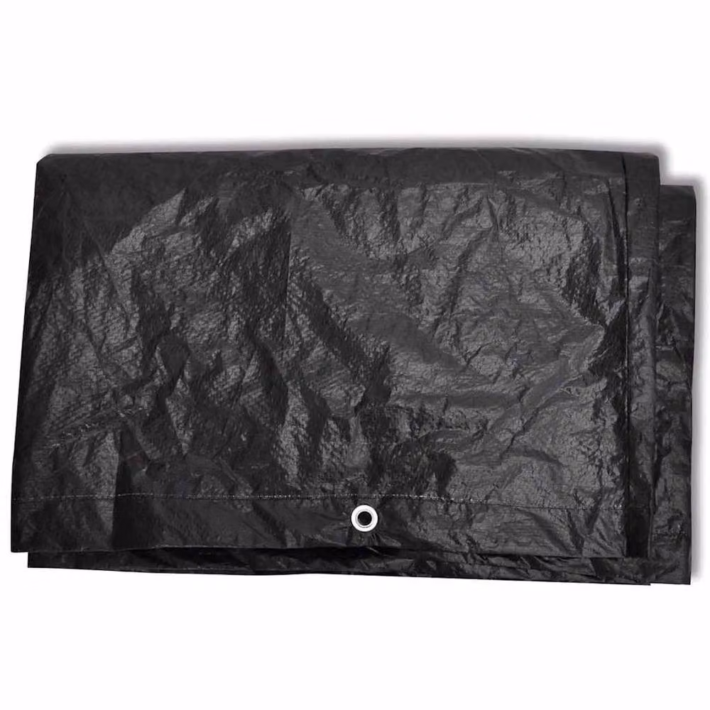 Berkfield Home Durable Garden Furniture Cover with 10 Eyelets, Black, W/D/H: 260 x 260 x 90 cm – 3